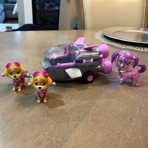 Paw Patrol Skye Dog Spaceship Astronaut Bundle Play Set